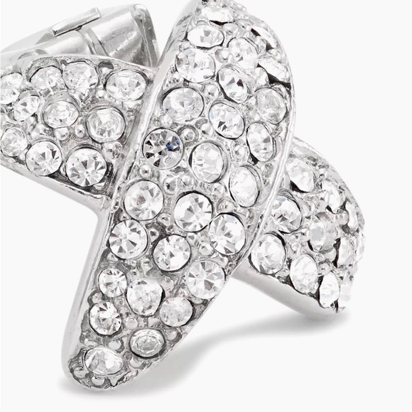 Women’s Kenneth, Jay, Lane , Rodium, plated crystal earrings NWT - Picture 2 of 6